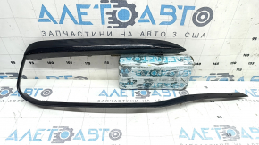 Right fog light frame molding for BMW 3 F30 16-18, gloss black, sand