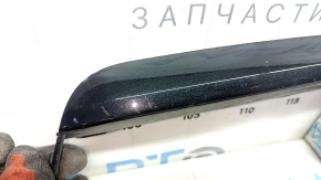 Right fog light frame molding for BMW 3 F30 16-18, gloss black, sand