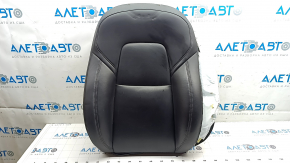 Tesla Model 3 18 driver's seat upper trim - black leather, heated, shot