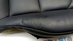 Lower passenger seat trim for Tesla Model 3 18 - black leather, heated, scratches and dents on the leather