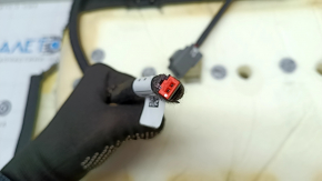 Lower passenger seat trim for Tesla Model 3 18 - black leather, heated, scratches and dents on the leather