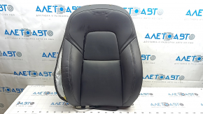 Tesla Model 3 18 passenger seat upper trim - black leather, heated, pierced