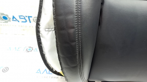 Tesla Model 3 18 passenger seat upper trim - black leather, heated, pierced