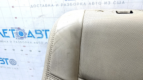 Nissan Pathfinder 13-16 driver's seat with airbag, electric, beige leather, headrest with monitor, rust-proof