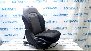 Passenger seat Fiat 500X 16-16 without airbag, mechanical, cloth black-gray