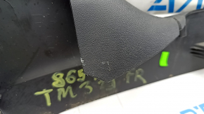 Left passenger side seat trim for Tesla Model 3 18 - black, scratches