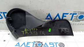 Left passenger side seat trim for Tesla Model 3 18 - black, scratches