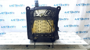 Passenger seat Nissan Leaf 13-13 without airbag, mechanical, heating, cloth black, without headrests