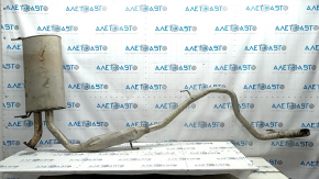 The exhaust pipe, the middle part with the barrel of Toyota Sienna 21-24, is dented resonator.