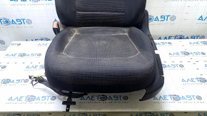 Driver's seat VW Passat b8 16-19 USA without airbag, cloth black, mechanical
