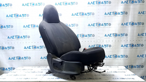Passenger seat Nissan Versa 12-15 usa without airbag, mechanical, cloth black, dirty