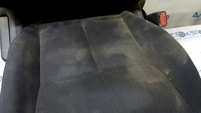Passenger seat Nissan Versa 12-15 usa without airbag, mechanical, cloth black, dirty