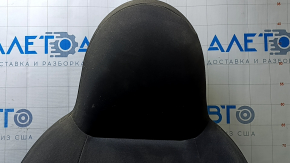 Passenger seat Nissan Versa 12-15 usa without airbag, mechanical, cloth black, dirty