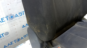 Driver's seat Nissan Versa 12-15 usa without airbag, mechanical, cloth black, dirty