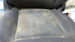 Passenger seat Fiat 500 12-13 without airbag, mechanical, leather-cloth black-gray