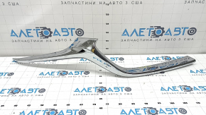 Lower right radiator grille molding for Mazda 6 14-17, chrome, for halogen and xenon, broken fastening