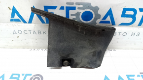 Tesla Model X 16-21 rear right mudguard with tears, scuffs, and cracks