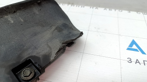 Tesla Model X 16-21 rear right mudguard with tears, scuffs, and cracks