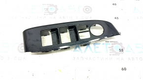 Front left power window control trim for Mazda 6 18-21, gloss black, scratches