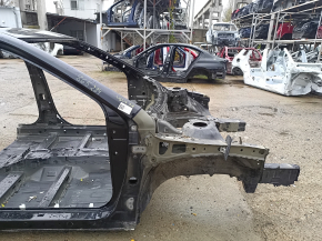 Front right quarter panel for Toyota Camry v50 12-14 USA, black, on the body