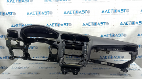 Front dashboard with AIRBAG for Ford Fusion mk5 17-20, black, with start-stop, speaker, and projection, without speaker grille
