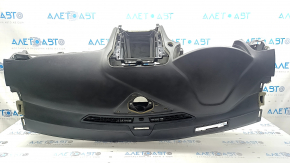 Front dashboard with AIRBAG for Ford Fusion mk5 17-20, black, with start-stop, speaker, and projection, without speaker grille