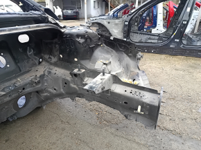 Front left quarter panel for Ford Fusion mk5 13-20, black, on the body