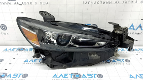 Mazda 6 18-21 USA LED front right headlight without AFS, varnish peeling, needs polishing