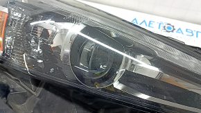 Mazda 6 18-21 USA LED front right headlight without AFS, varnish peeling, needs polishing