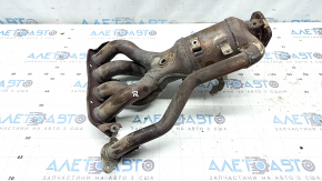 Rusty exhaust manifold with catalytic converter for Toyota Sienna 21-25