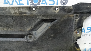 Left underbody protection for BMW 3 F30 4d 12-18, worn and dented