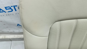 Mazda 6 18-21 passenger seat without airbag, manual, beige leather, perforated, heated, cleanable