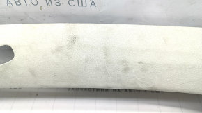 Tesla Model X 16-21 Left Front Pillar Trim, Beige Alcantara, Dry Clean, Scratches