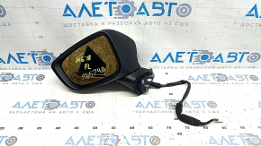Left side mirror assembly Mazda 6 17-21, 6 pins, turn signal, heated, BSM, white, scratched