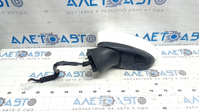 Left side mirror assembly Mazda 6 17-21, 6 pins, turn signal, heated, BSM, white, scratched