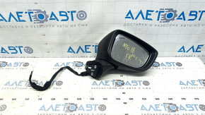 Right side mirror assembly for Mazda 6 17-21, 6 pins, turn signal, heated, BSM, white