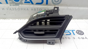 Tesla Model X 16-21 front dashboard air vent, driver's left, gray lower molding, matte inserts, scratch