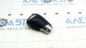 Mazda 6 14-21 automatic transmission knob, black leather, scratches