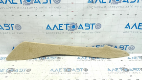 BMW 5 F10 11-16 center console trim, lower right side, beige cloth, Venetobeige
