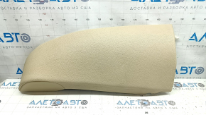 2nd row seat side panel, left, BMW 5 F10 14-16, beige leather, DAKOTA Venetobeige, wrinkled
