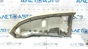 Right side 2nd row seat cushion BMW 5 F10 14-16 beige leather DAKOTA venetobeige, wrinkled
