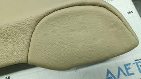 Right side 2nd row seat cushion BMW 5 F10 14-16 beige leather DAKOTA venetobeige, wrinkled
