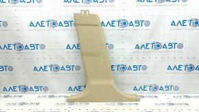 Center pillar trim lower left BMW 5 F10 11-16 beige