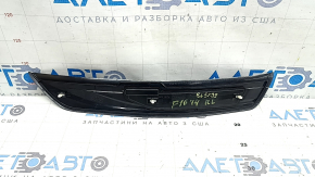 Outer rear left door sill trim for BMW 5 Series F10 11-16, black, scratches