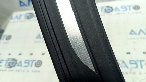 Outer rear left door sill trim for BMW 5 Series F10 11-16, black, scratches