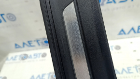 Outer rear left door sill trim for BMW 5 Series F10 11-16, black, scratches