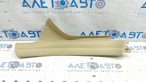 Inner rear left door sill trim BMW 5 F10 11-16 beige Venetobeige, scratch, needs cleaning