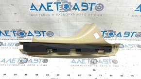 Inner rear left door sill trim BMW 5 F10 11-16 beige Venetobeige, scratch, needs cleaning