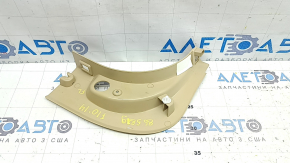 BMW 5 Series F10 11-16 Front Lower Left Pillar Trim, Beige, Venetobeige, for cleaning