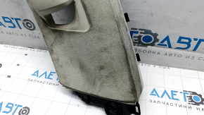 Tesla Model X 16-21 center pillar trim, upper belt, left, beige Alcantara, dry-cleanable